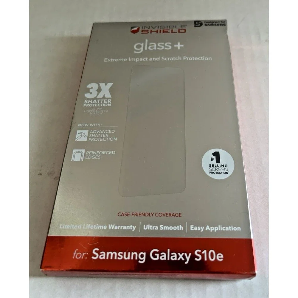 Zagg invisibleSHIELD Glass+ Clear Screen Protector for Samsung Galaxy S10e